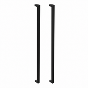 Black aluminium gate converter kit 1200mm pair - Click Fencing Perth