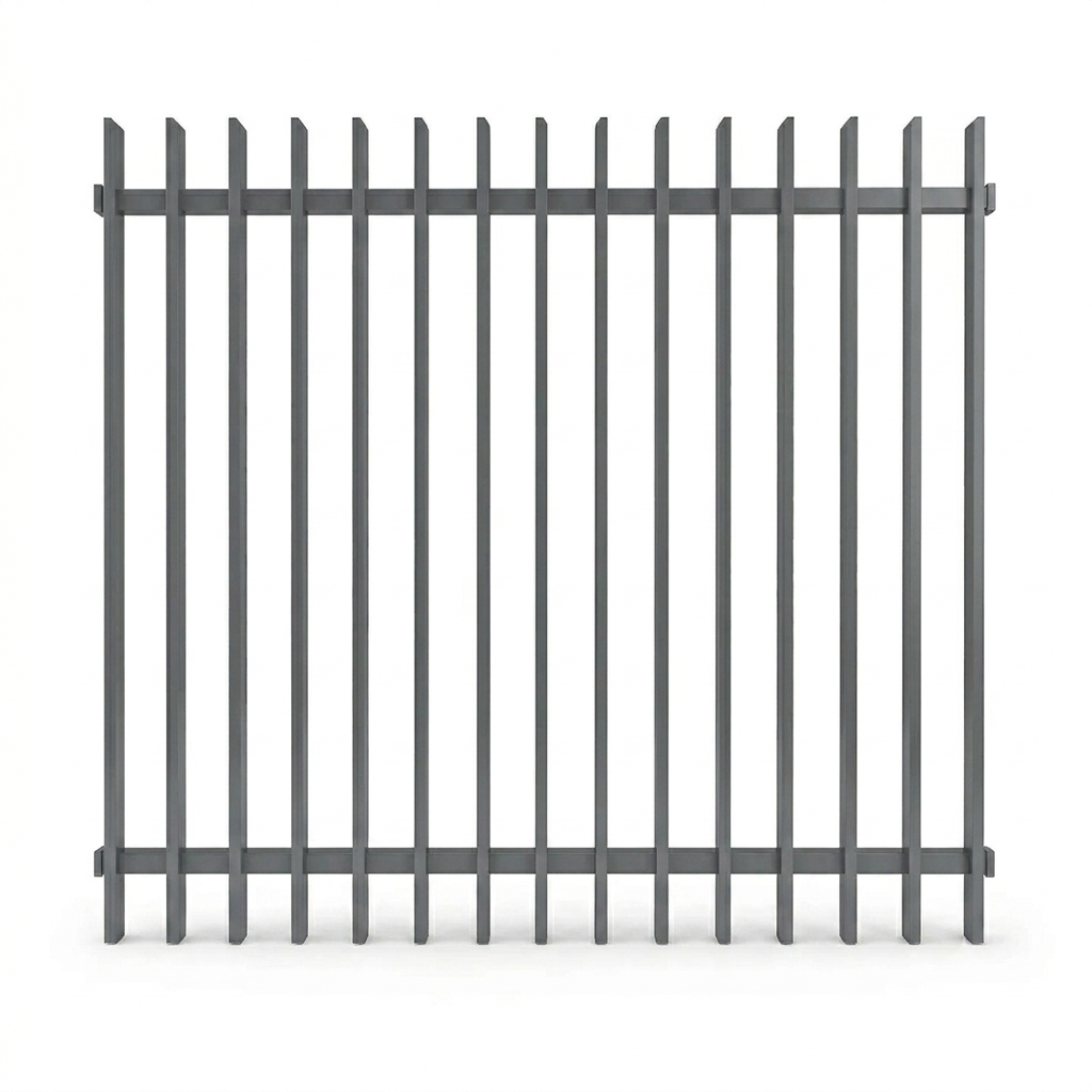 BLADE FENCE PANEL WITH INC CAPS 1632w X 1800h