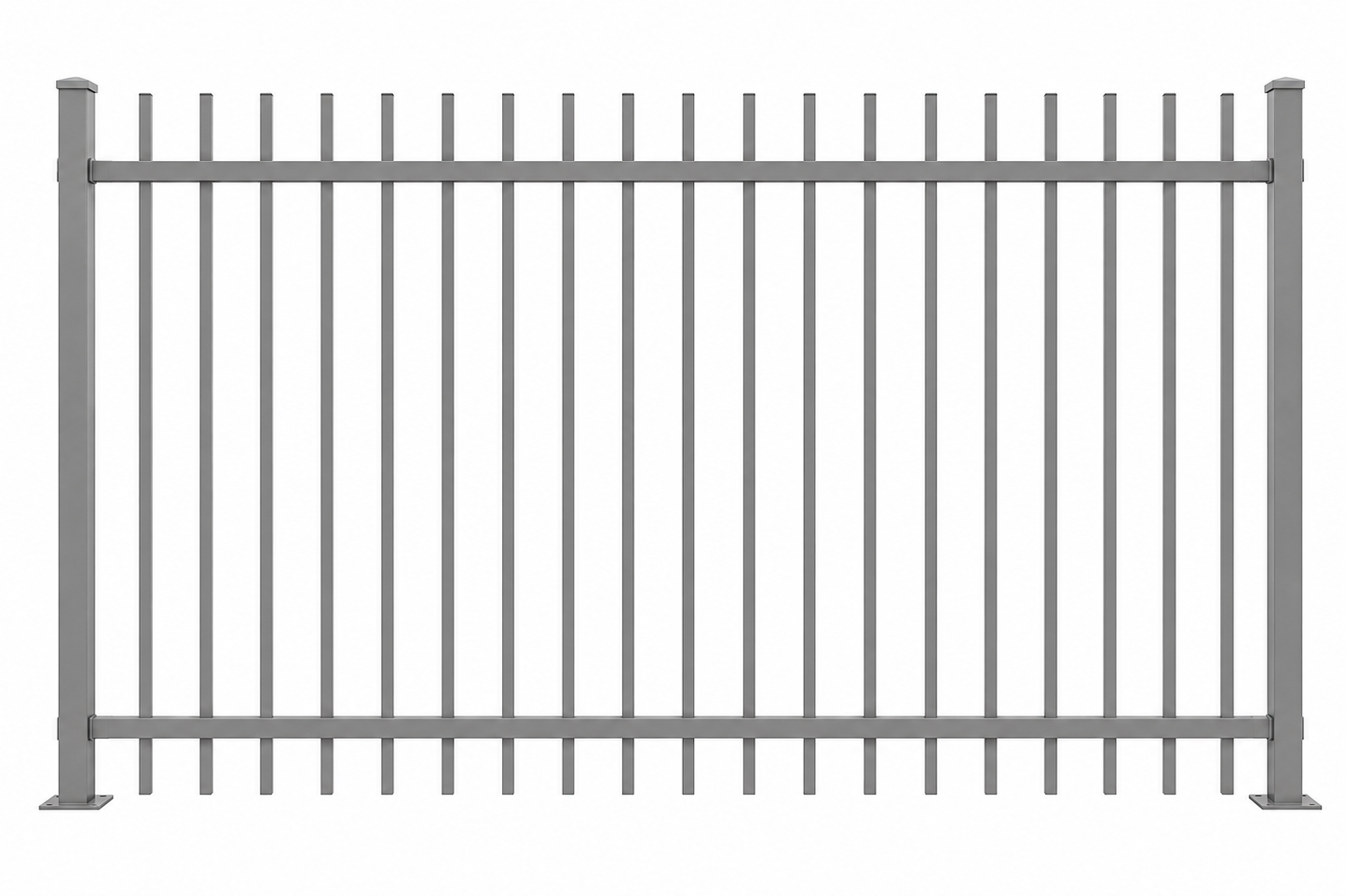 Blade Pool Fence Panel 1200H x 2400W (Inc. Caps)