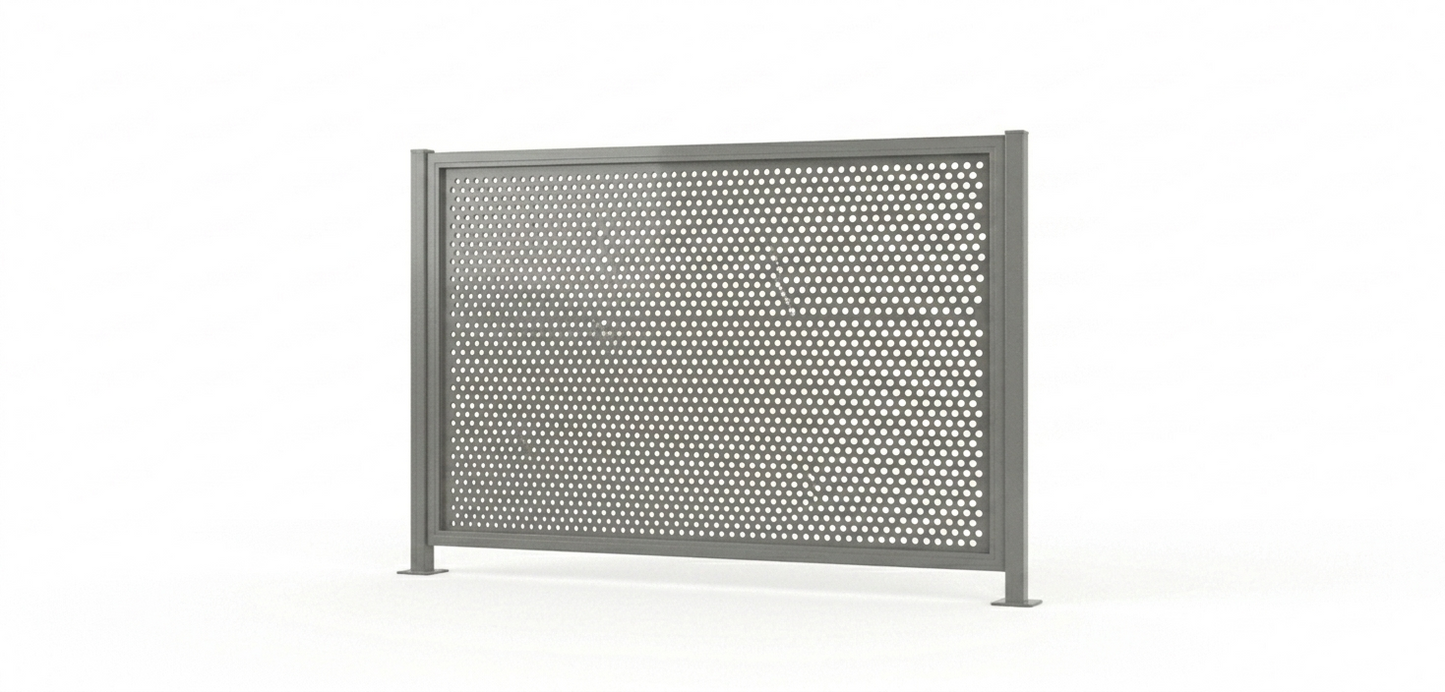 Perforated Pool Panel 2 Metre Kit - Monument (DIY Flat Pack)