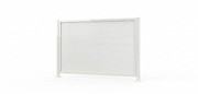 White perforated aluminium pool fence panel, 2 metre DIY flat pack kit - Click Fencing Perth