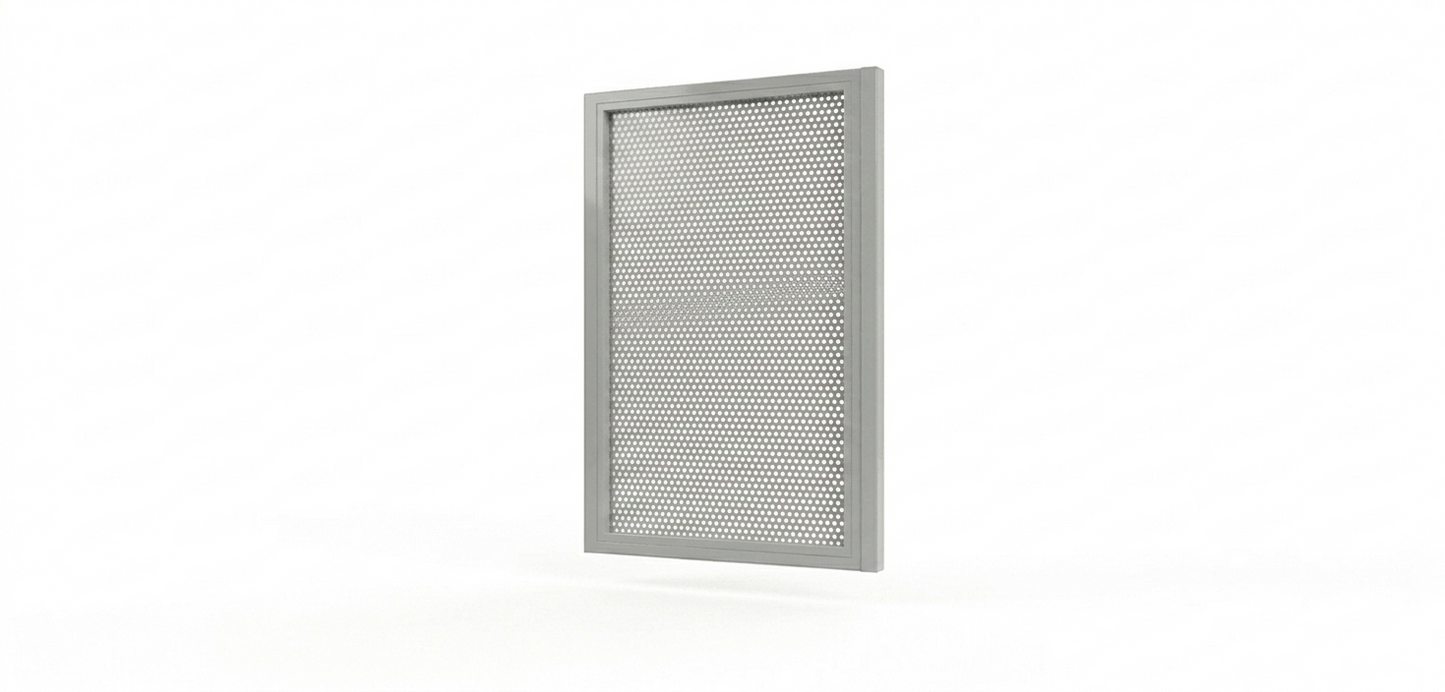Perforated Pool Gate 1185x970mm - Monument (Welded)