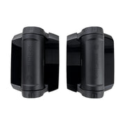 Black D&D TruClose heavy duty self-closing pool gate hinges with legs, pair - Click Fencing Perth
