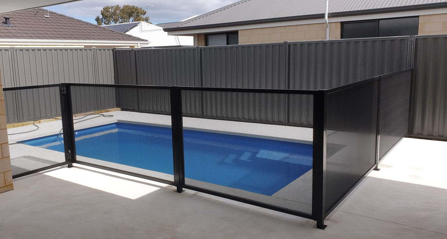 Perforated Pool Fencing