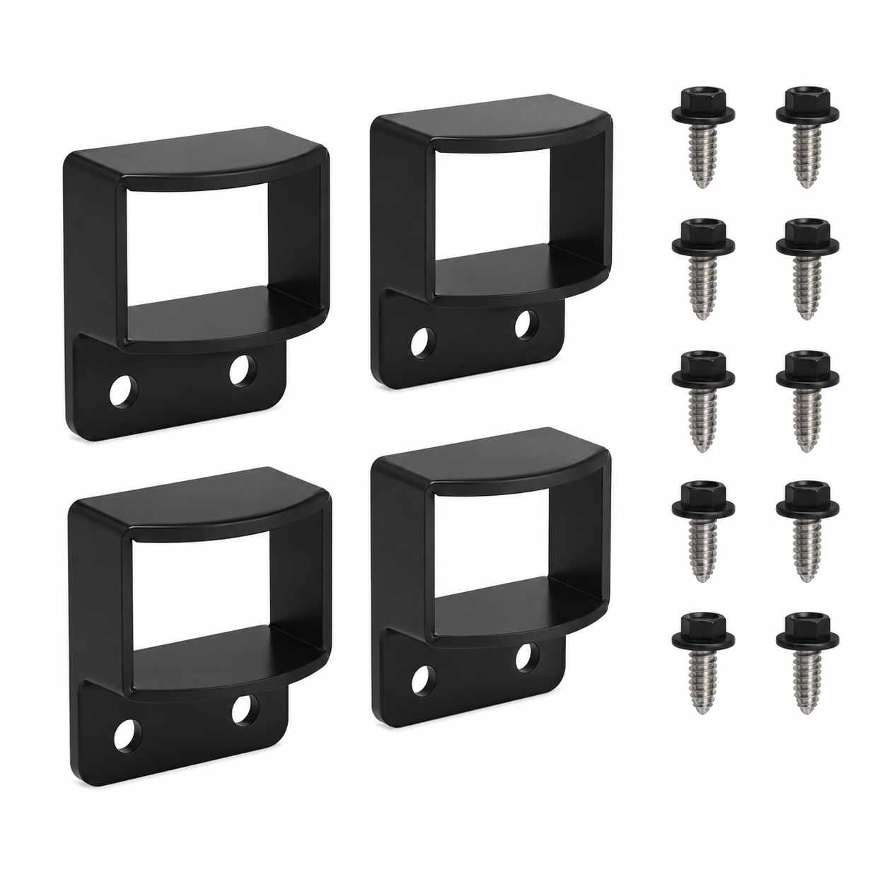 38x25 Aluminium Fencing Bracket inc Screws