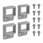 38x25 Aluminium Fencing Bracket inc Screws