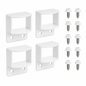 38x25 Aluminium Fencing Bracket inc Screws