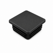 Black plastic post cap for 50x50mm aluminium pool fence post - Click Fencing Perth