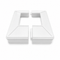 50x50 Raised Base Cover 2 Piece