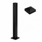 50x50x1300 Square Aluminium Post with Base and Cap