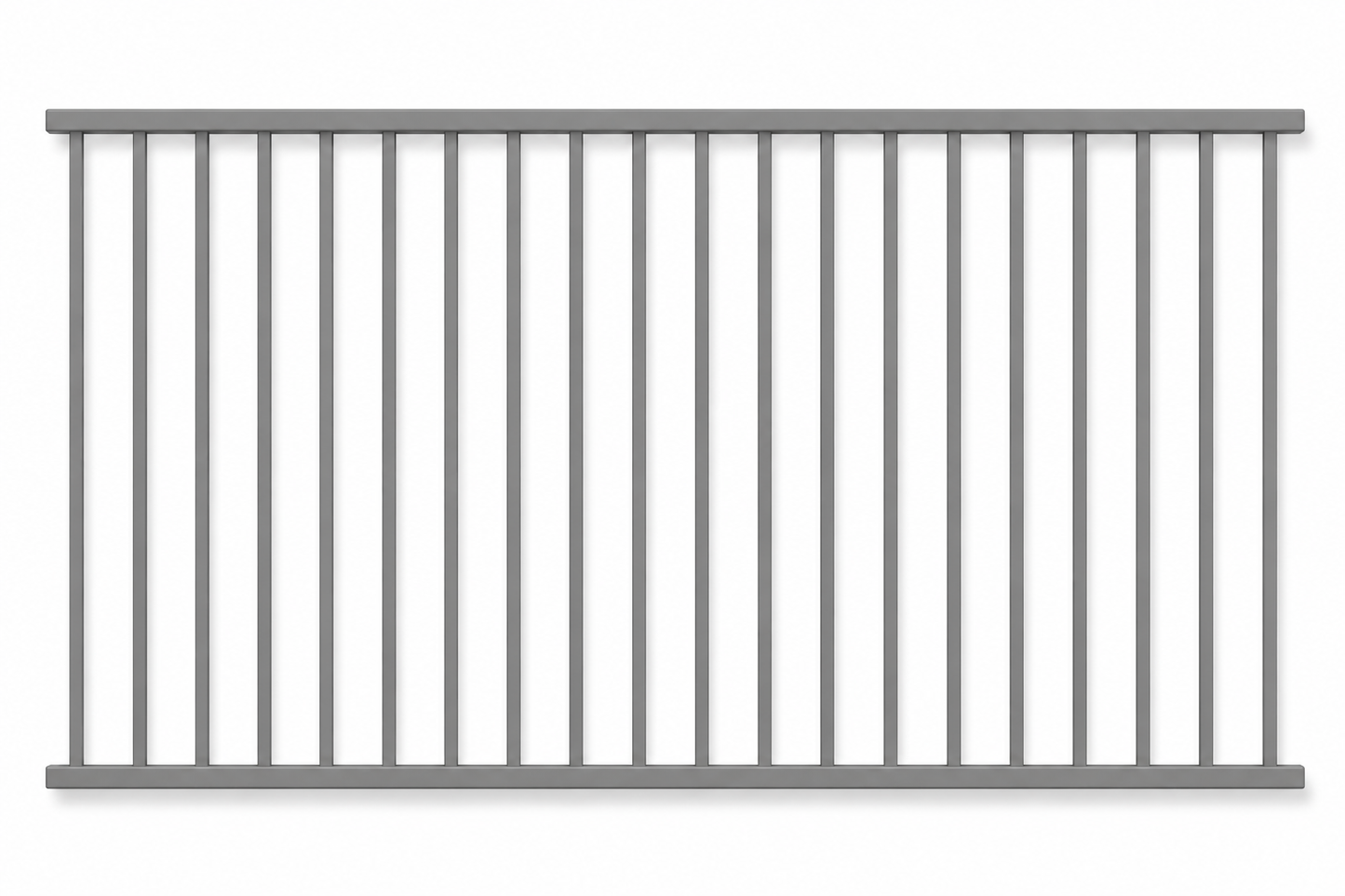 3000x1200 Aluminium Flat Top Pool Fence Panel