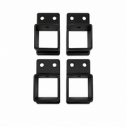 Black adjustable blade fence bracket for 40x40mm posts - Click Fencing Perth