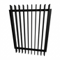 Black aluminium blade pool fence gate, 1500mm high with cap - Click Fencing Perth