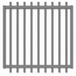 Aluminium Blade Fence Gate 920W x 1200H (W/Cap)