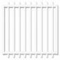 Aluminium Blade Fence Gate 920W x 1200H (W/Cap)