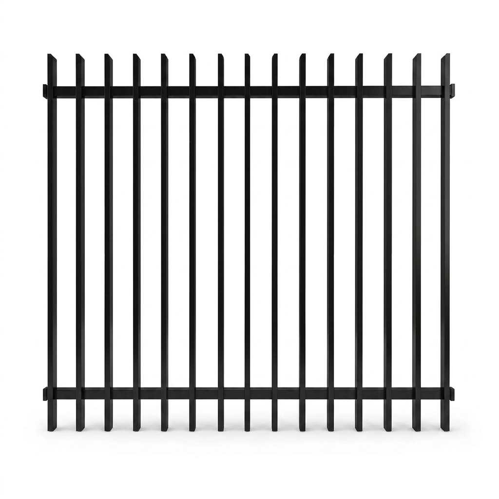 BLADE FENCE PANEL WITH INC CAPS 1632w X 1800h