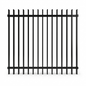 Black aluminium blade fence panel, 1500mm high, for pool and privacy fencing - Click Fencing Perth