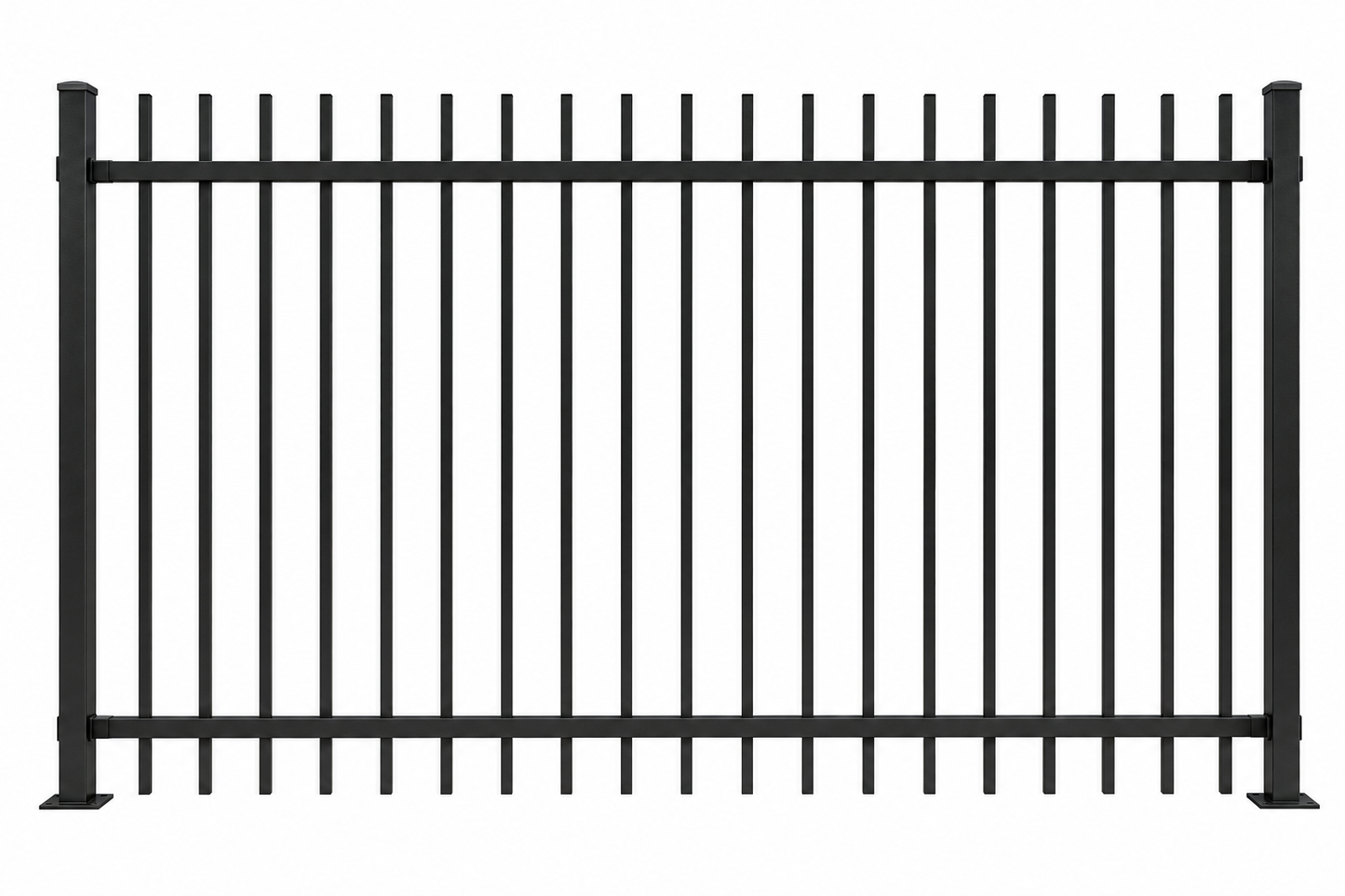 Blade Pool Fence Panel 1200H x 2400W (Inc. Caps)