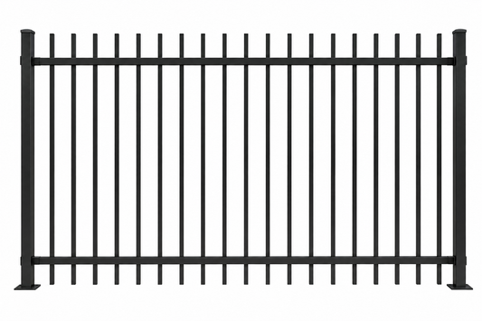 Blade Pool Fence Panel 1200H x 2400W (Inc. Caps)