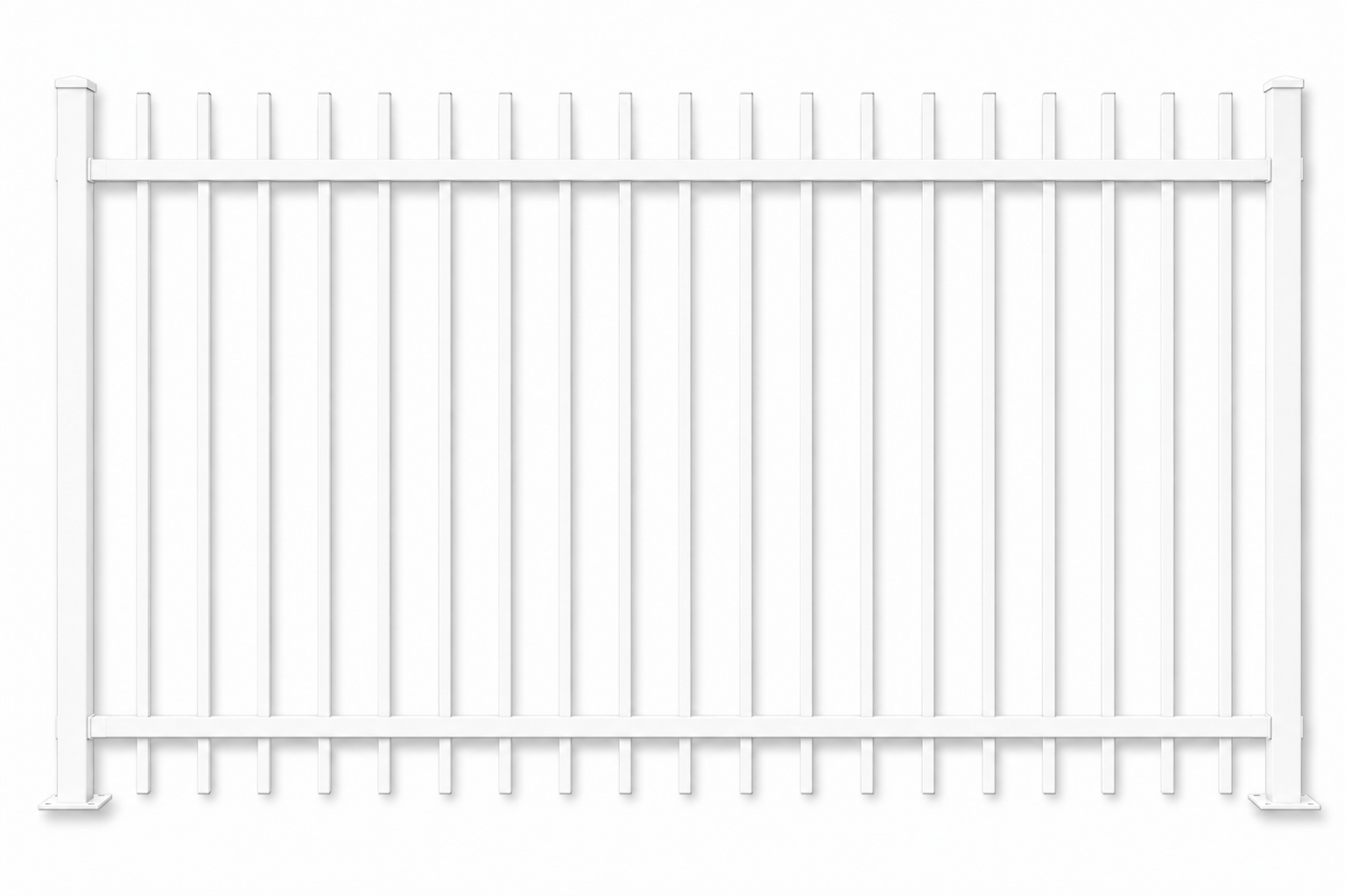 Blade Pool Fence Panel 1200H x 2400W (Inc. Caps) – Click Fencing
