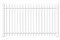 Blade Pool Fence Panel 1200H x 2400W (Inc. Caps)