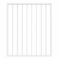 Aluminium flat top pool fence gate detail view - Click Fencing Perth