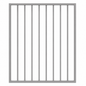 Aluminium flat top pool fence gate with self closing hardware - Click Fencing Perth