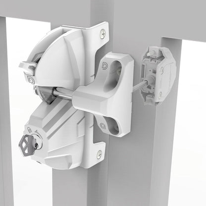 D&D Lokk Latch Deluxe, Satin White