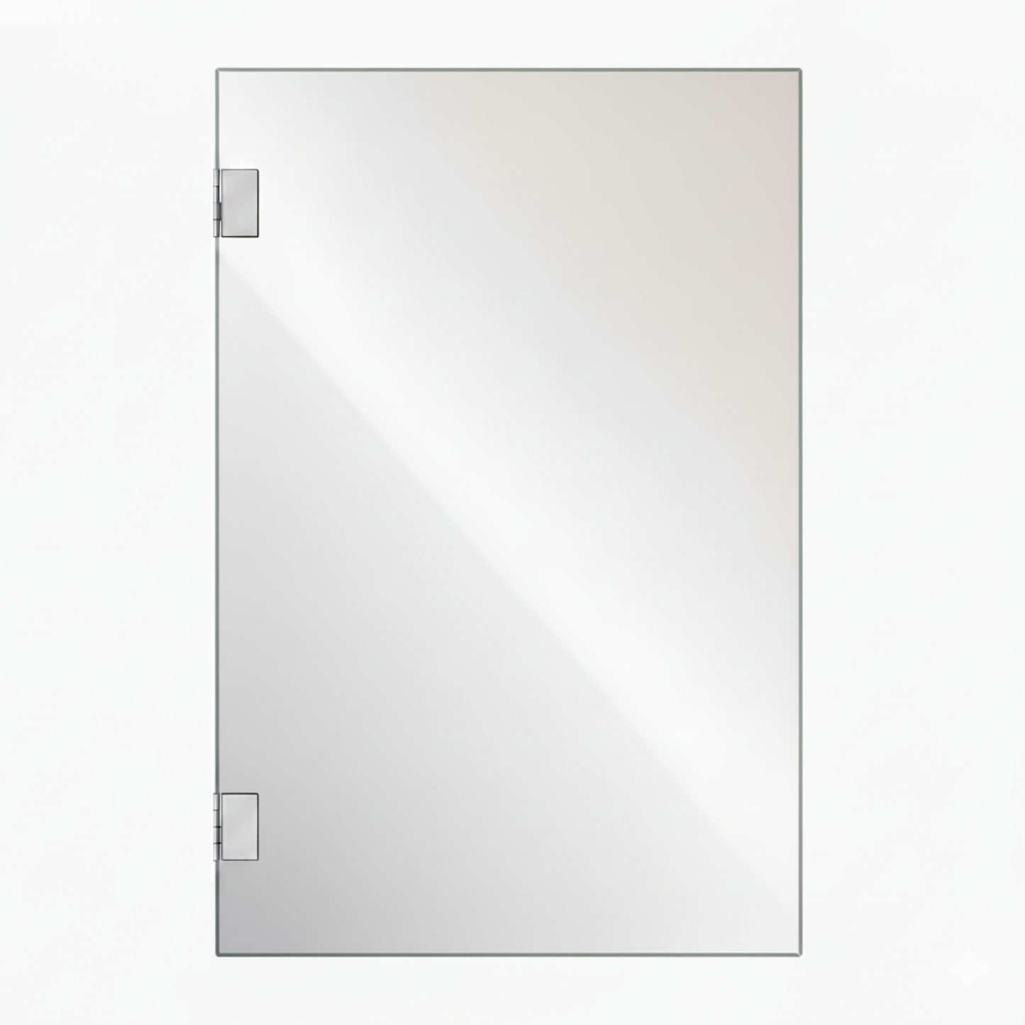 Enduroshield Coated Toughened Frameless Glass Pool Fence Hinge Panel 12mm (T) x 1200mm (H)