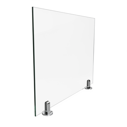 Toughened Soft Close Hinge Frameless Glass Gate Panel 12mm(T) x 1200mm (H)