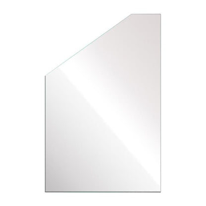 Enduroshield Coated Toughened Frameless Glass Pool Fence Raked Panel 12mm (T) x 1200mm (H)