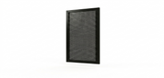 Satin black perforated aluminium pool gate, 1185mm high, AS1926 pool compliant - Click Fencing Perth