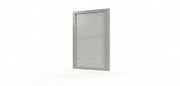 Monument perforated aluminium pool gate, 1185mm high, AS1926 pool compliant - Click Fencing Perth
