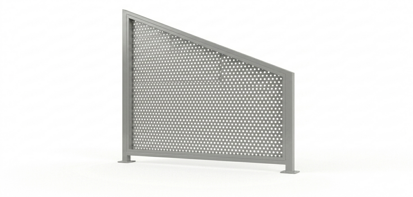 Perforated Pool Rake Panel 1185x2000 - Monument