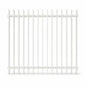 White aluminium blade fence panel in 1500 and 1800mm heights - Click Fencing Perth