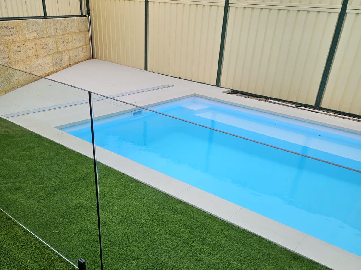 Frameless glass we have installed — Click Fencing