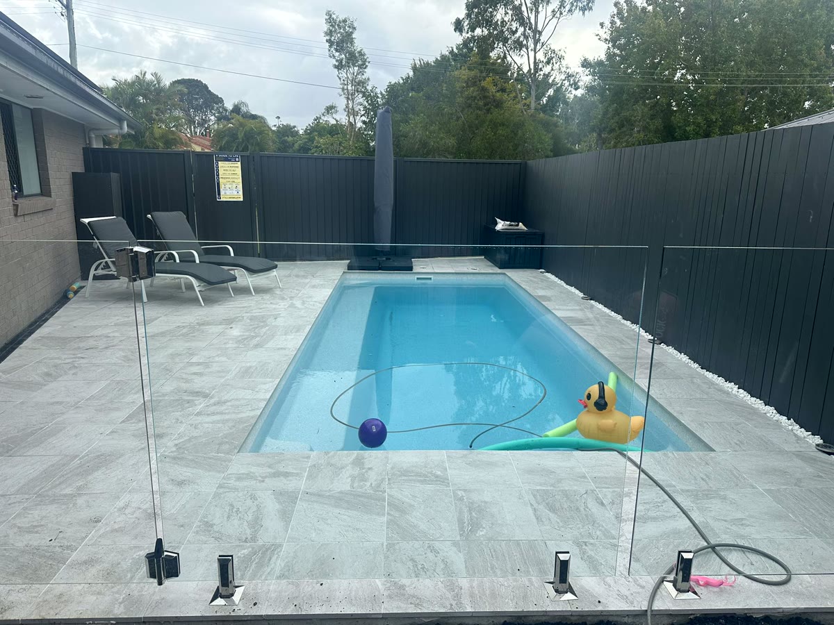 Frameless glass we have installed — Click Fencing