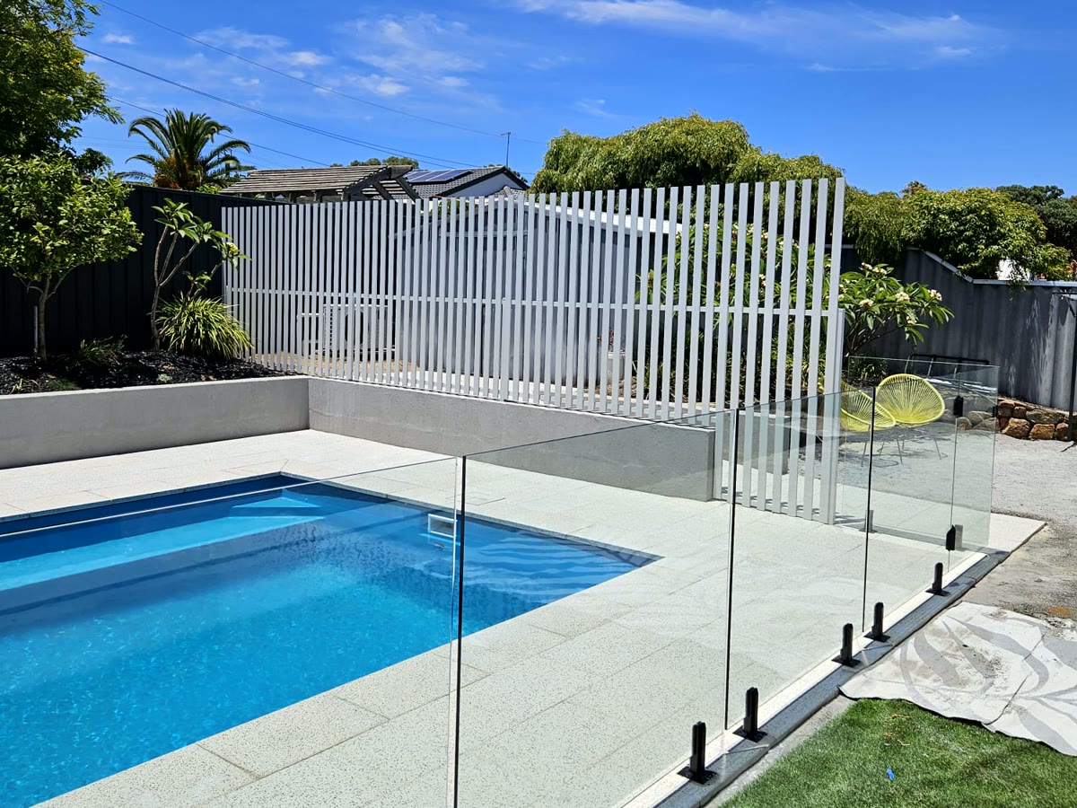 Frameless glass we have installed — Click Fencing