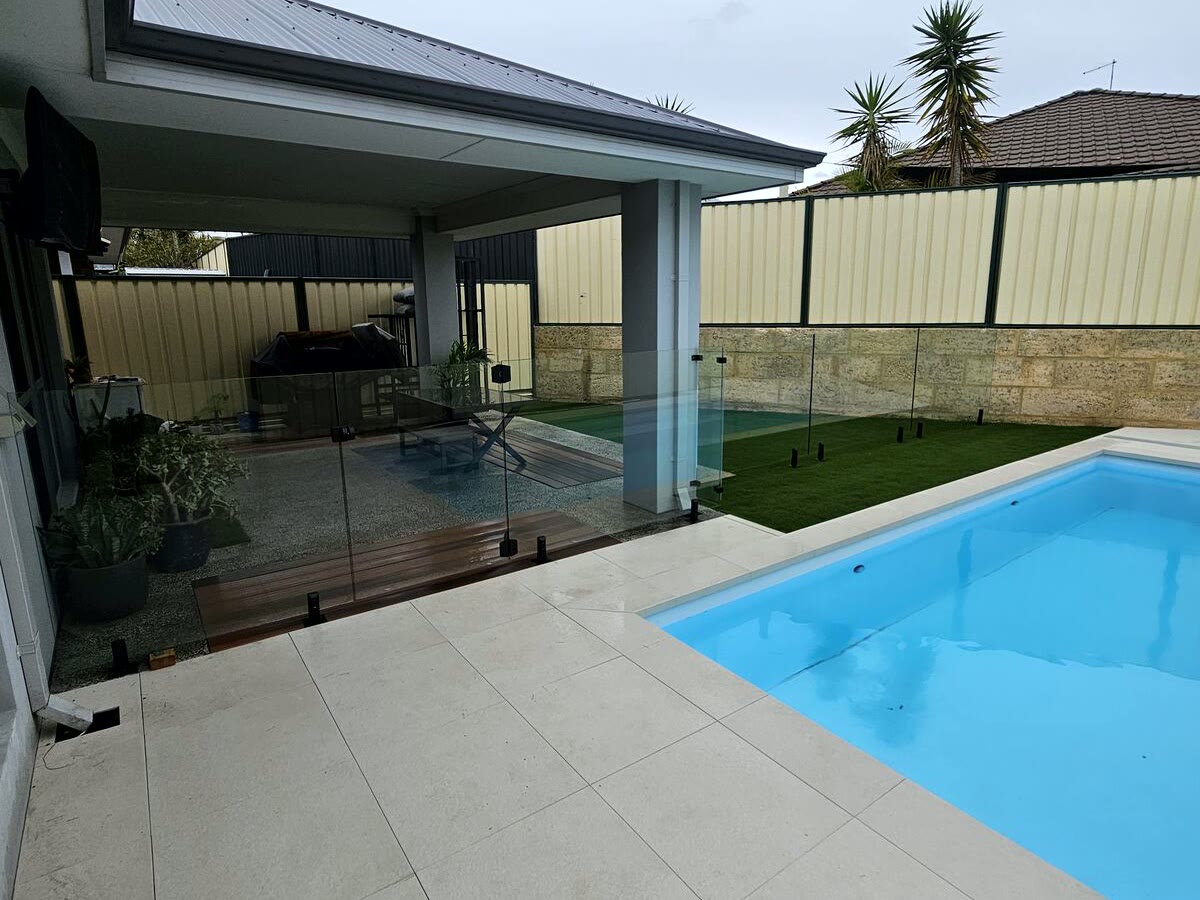 Frameless glass we have installed — Click Fencing