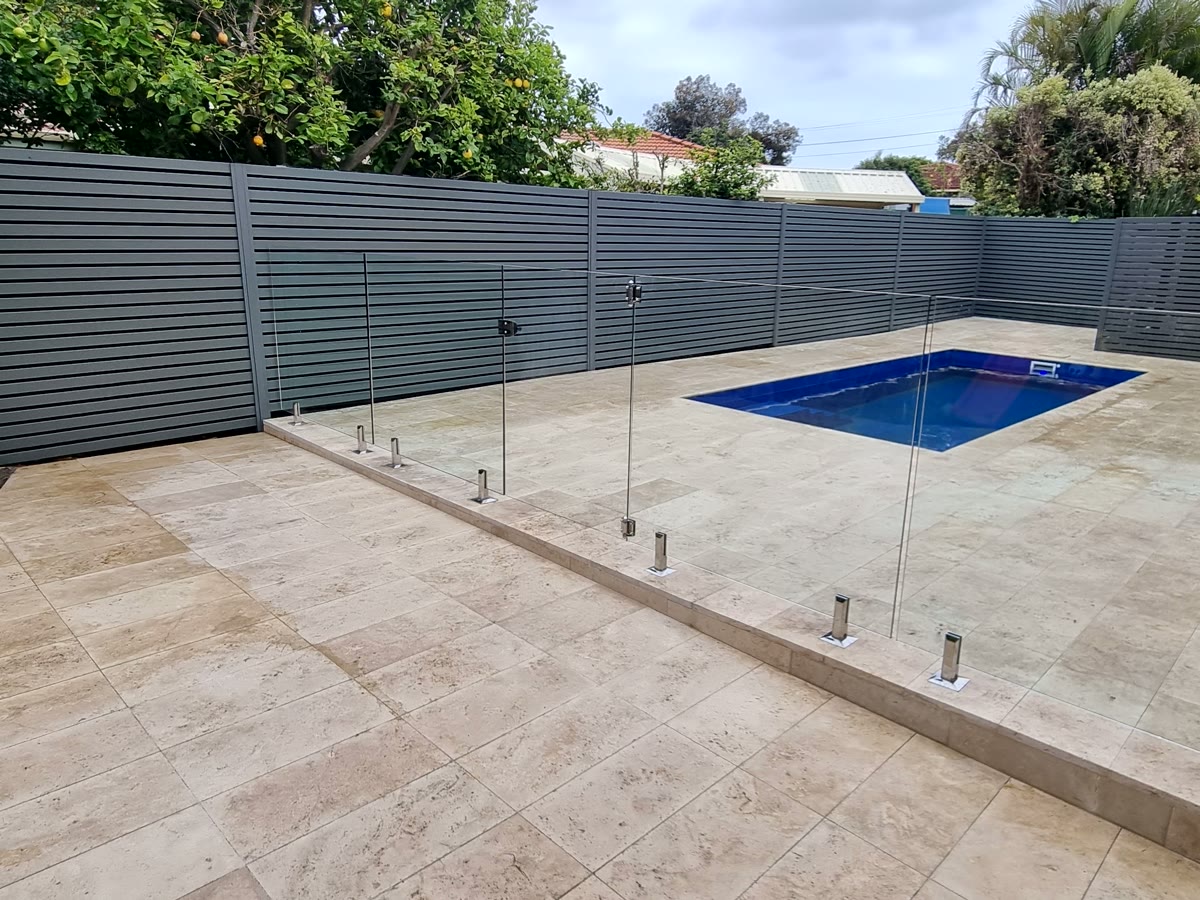 Frameless glass we have installed — Click Fencing
