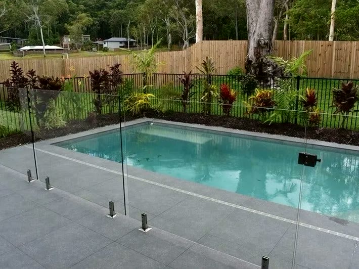 Frameless glass we have installed — Click Fencing