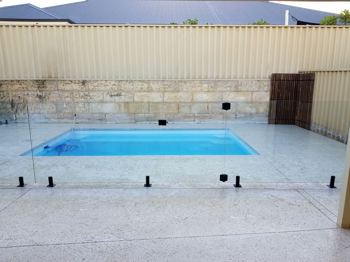 Frameless glass we have installed — Click Fencing
