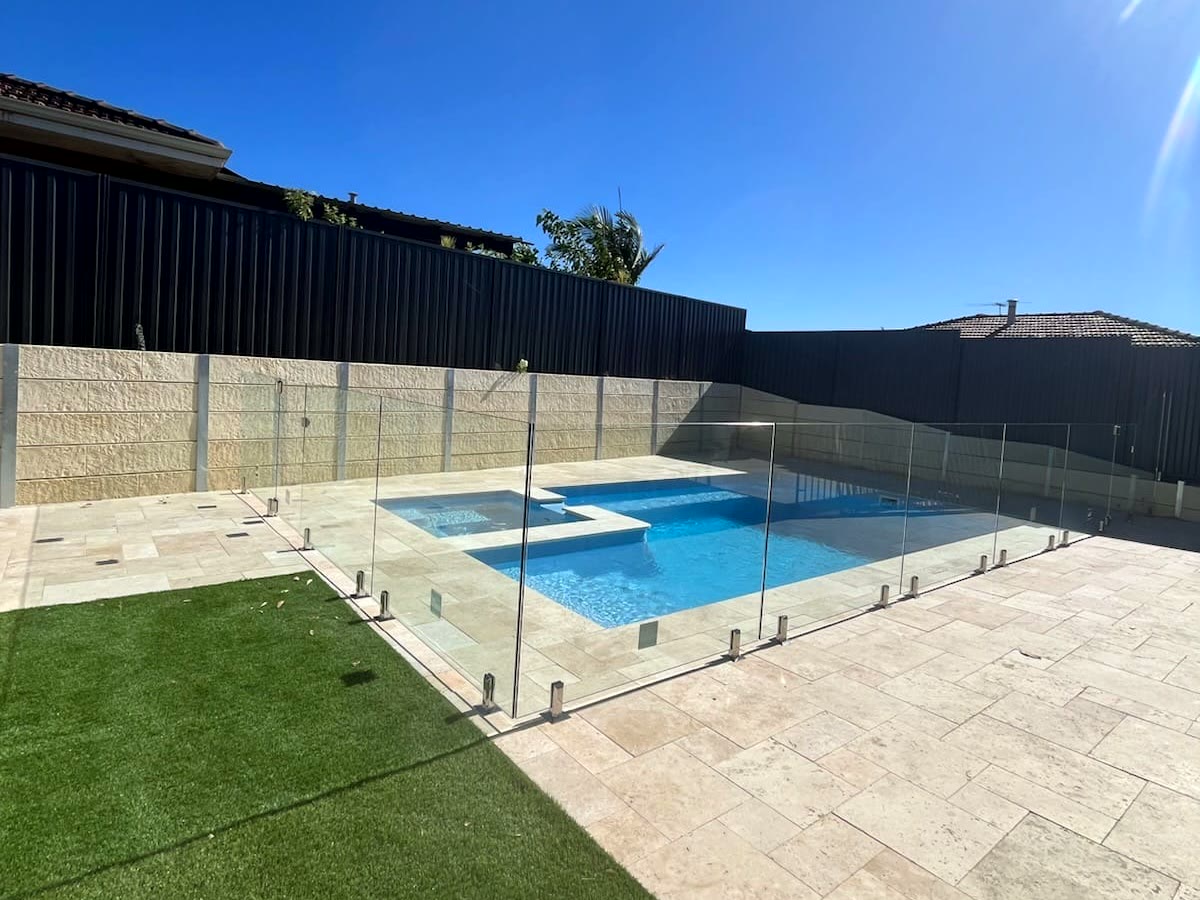 Frameless glass we have installed — Click Fencing