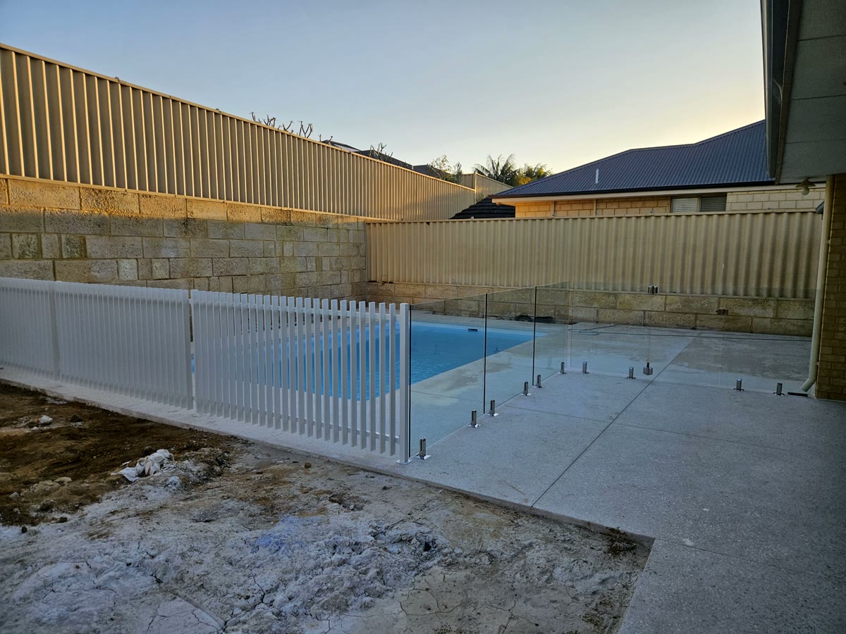Frameless glass we have installed — Click Fencing