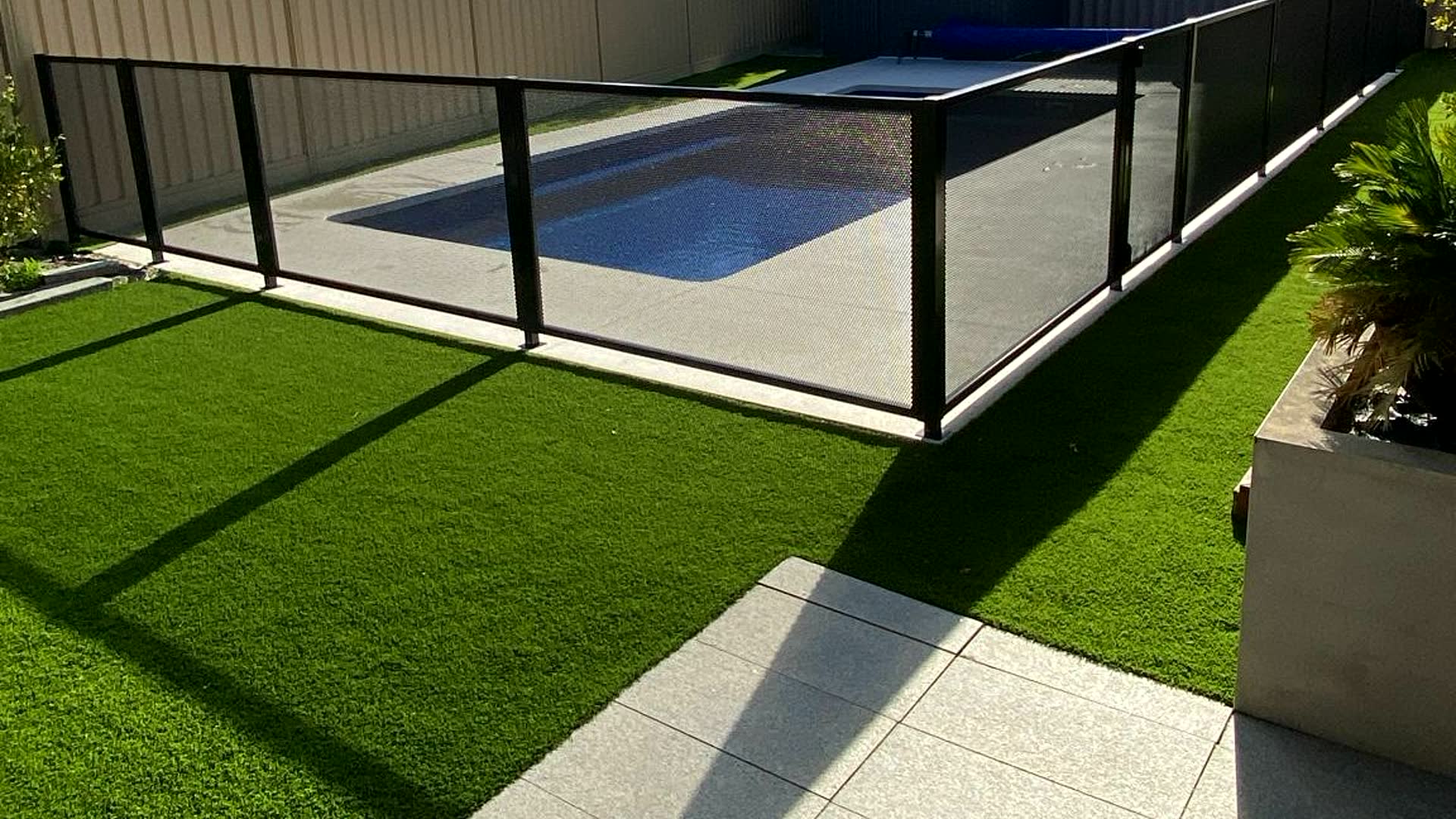 Pool fencing by Click Fencing, Perth