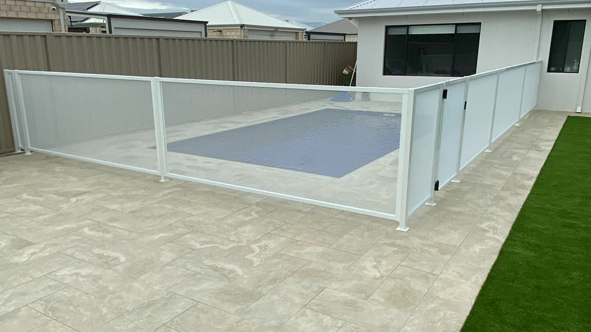Pool fencing by Click Fencing, Perth