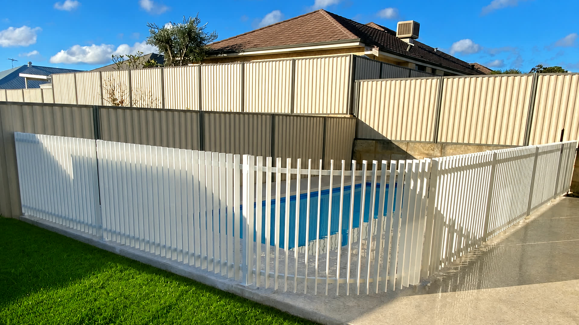 Pool fencing by Click Fencing, Perth
